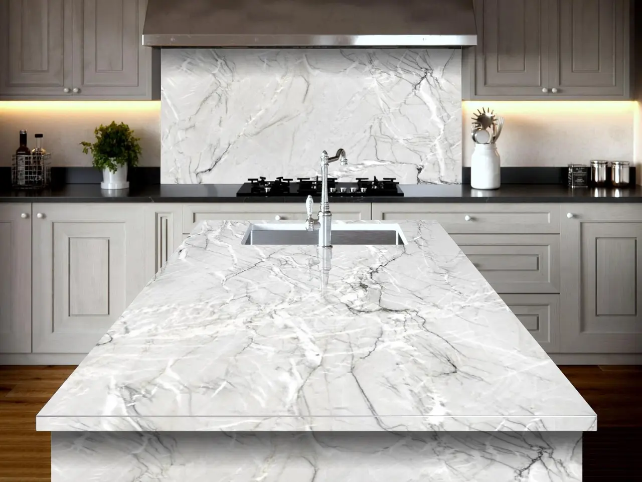 Le Blanc: kitchen countertop