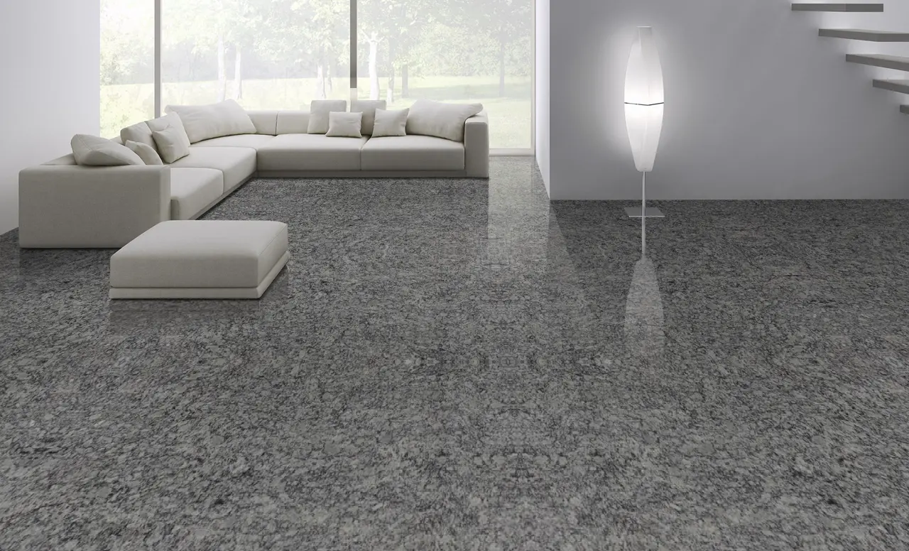 White Frost: living room floor