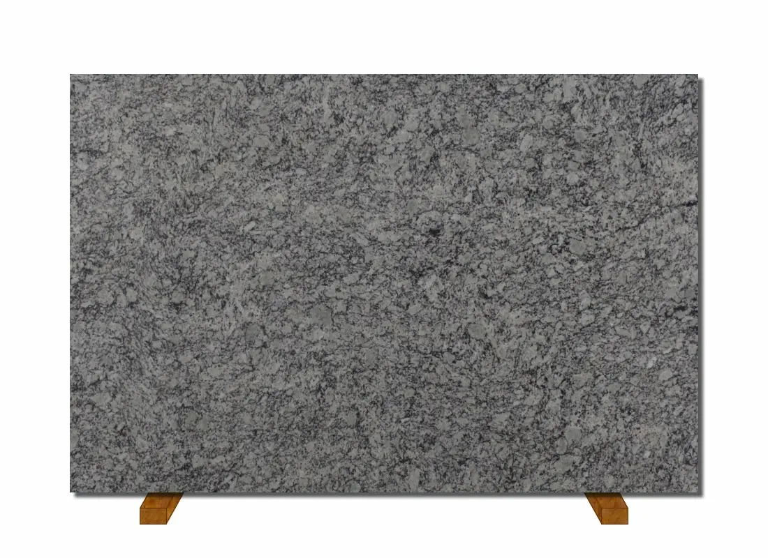 White Frost granite slab on the easel